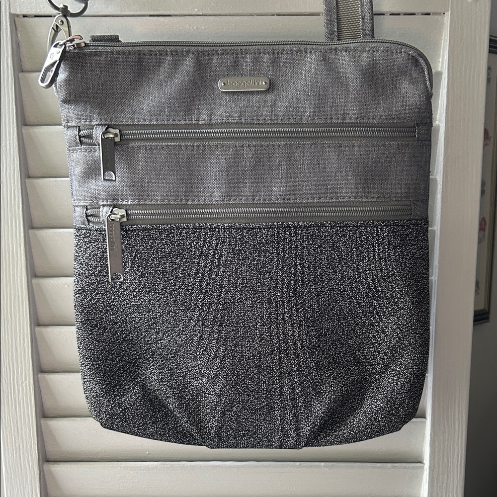 Baggallini Charcoal Messenger Bag